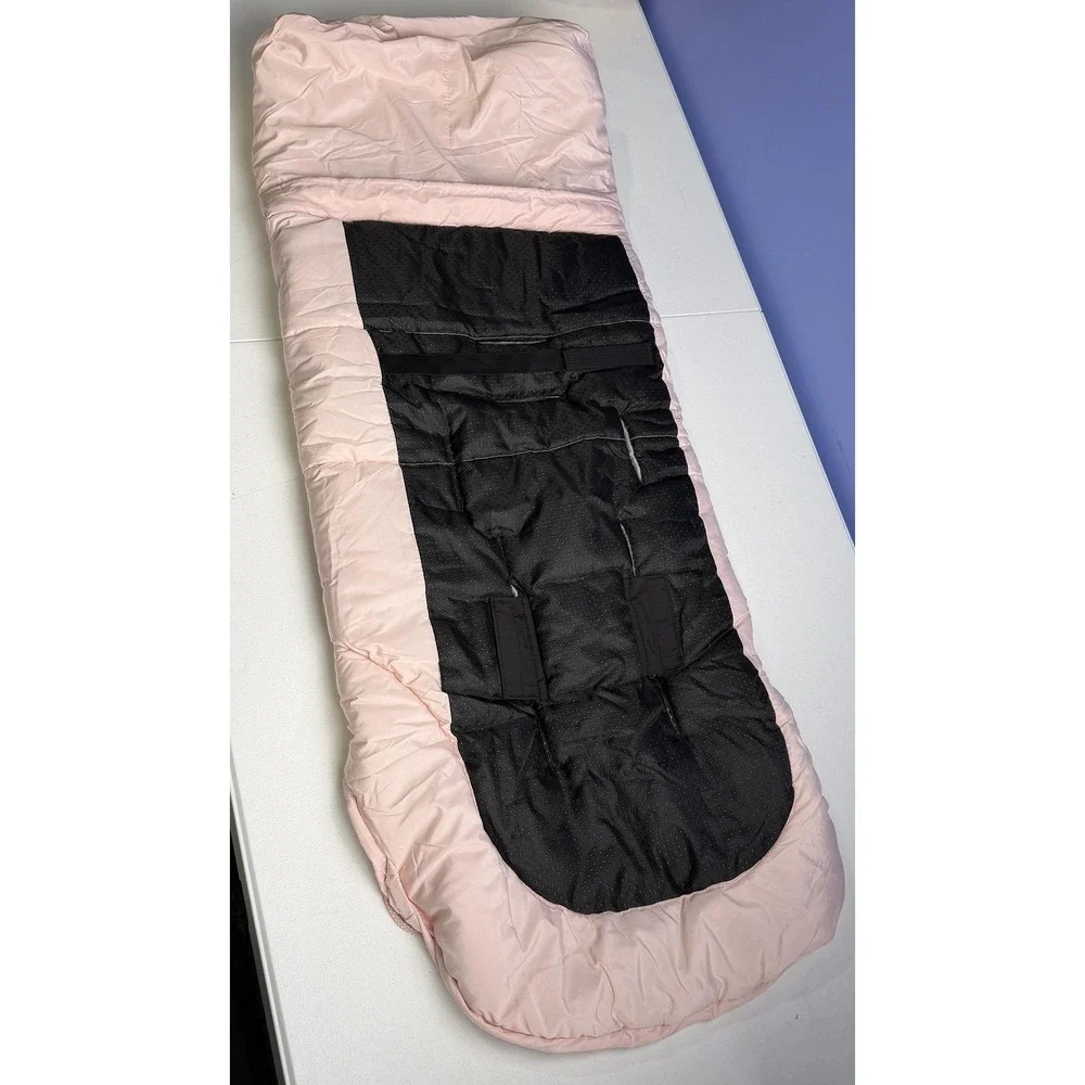 Baby Stroller Footmuff Pink Warm Sleeping Bag Bunting 0-5T Universal 35-47in - Picture 10 of 10
